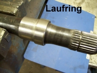 Laufring auf Steckachse VA 460/461/463 aussen