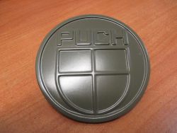 Firmenzeichen Puch fr Khlergrill (Durchmesser 10cm) Militrversion